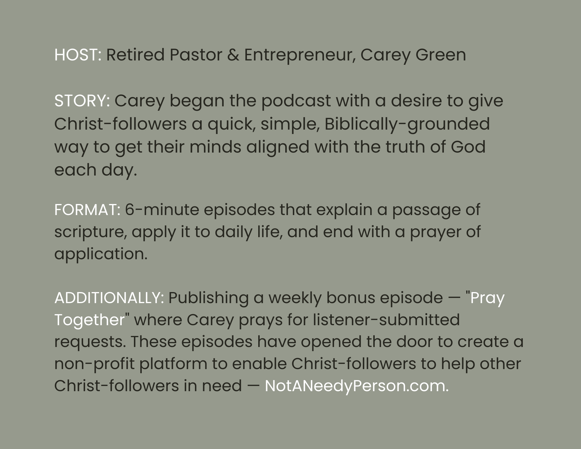 Why the Morning Mindset Daily Christian Devotional podcast is a great sponsorship opportunity